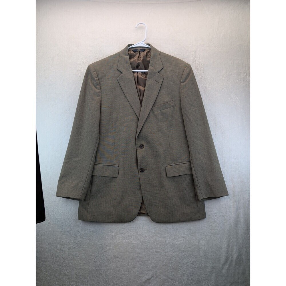 Brooks Brothers "346" Sport Coat Mens 42R Brown Wool Stretch Fit Jacket